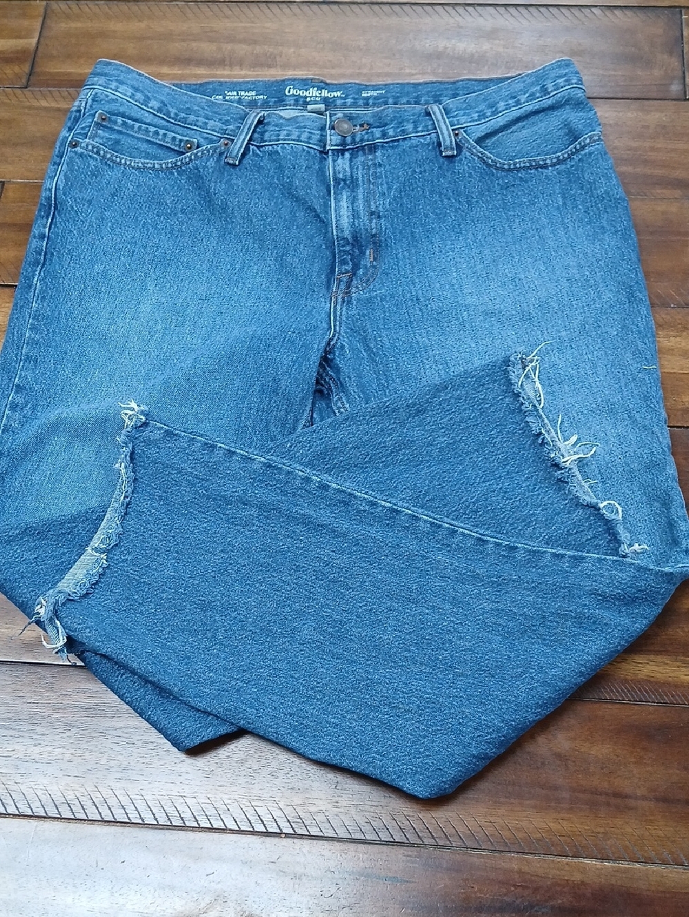 Goodfellow & Co Blue Straight-Leg Jeans